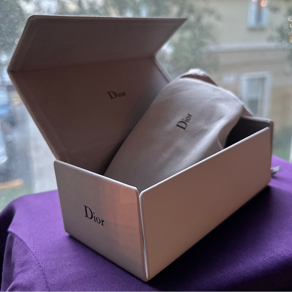 Authentic CHRISTIAN DIOR Square Gaia Sunglasses Brown Orange - Picture 6 of 12